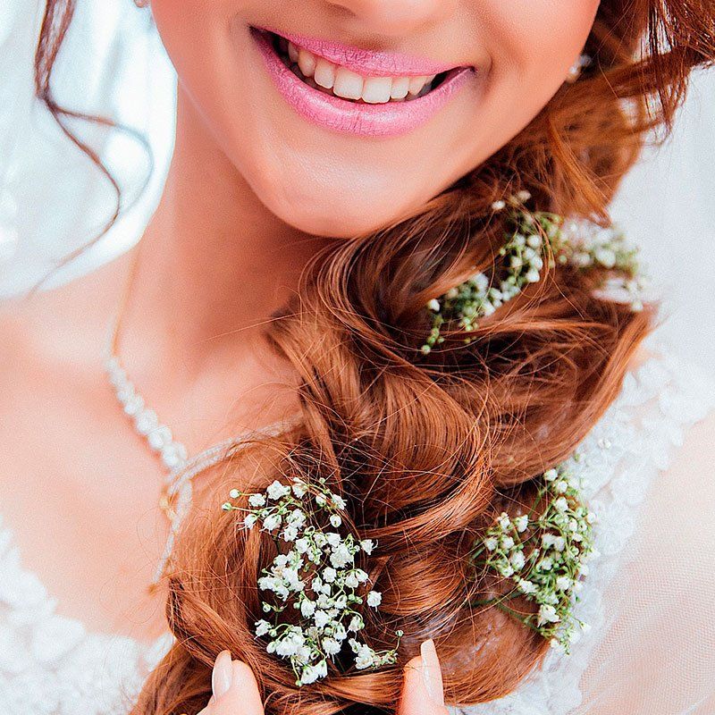 Extensiones de cabello para novias en Burgos