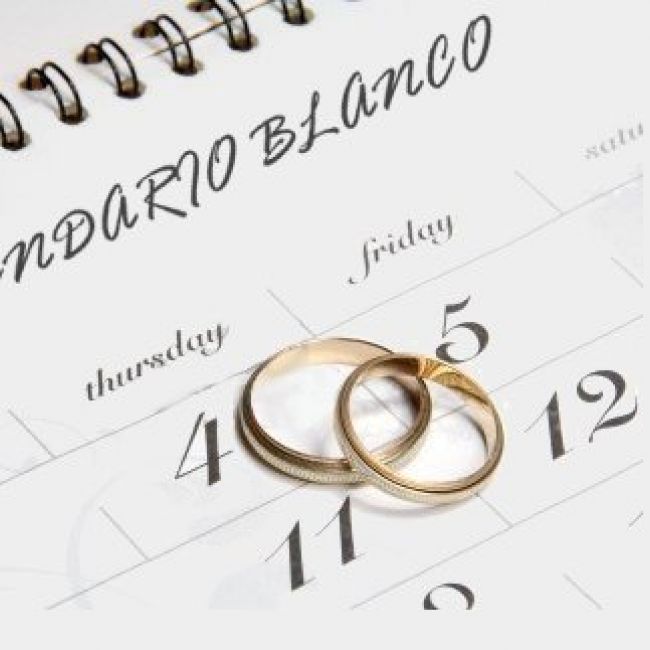 Calendario blanco